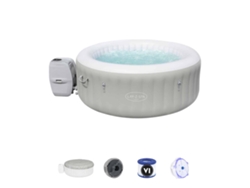 Lay-Z-Spa Tahiti 180 Spa Spangable de 66 cm para 2-4 personas con luz LED Airjet y manta