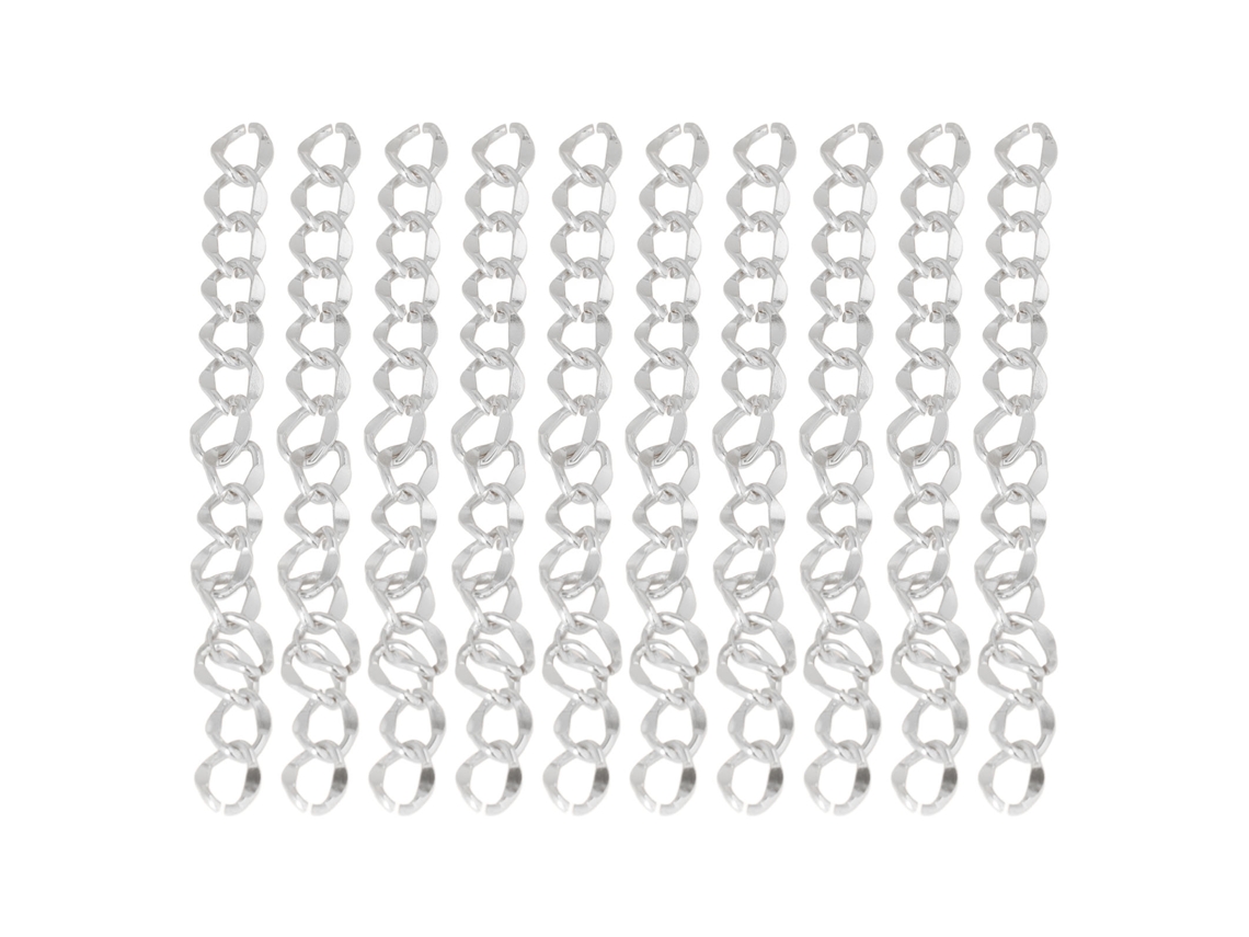 Cadena De Aluminio Duradera De 10 Metros (32,8 Pies) Para Manualidades, Adecuada Para Joyería, Collares, Pulseras Y Plata.