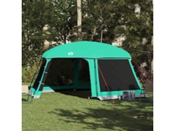 Tienda de piscina con mosquitera desmontable y paredes de malla.