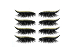 pares de adhesivos reutilizables para párpados y pestañas, maquillaje instantáneo, fácil aplicación, reutilizables y duraderos. Rosewell