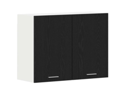Maison Exclusive - Mueble Colgante Con Estante Lyon Roble Negro 80 X 31 X 60 Cm