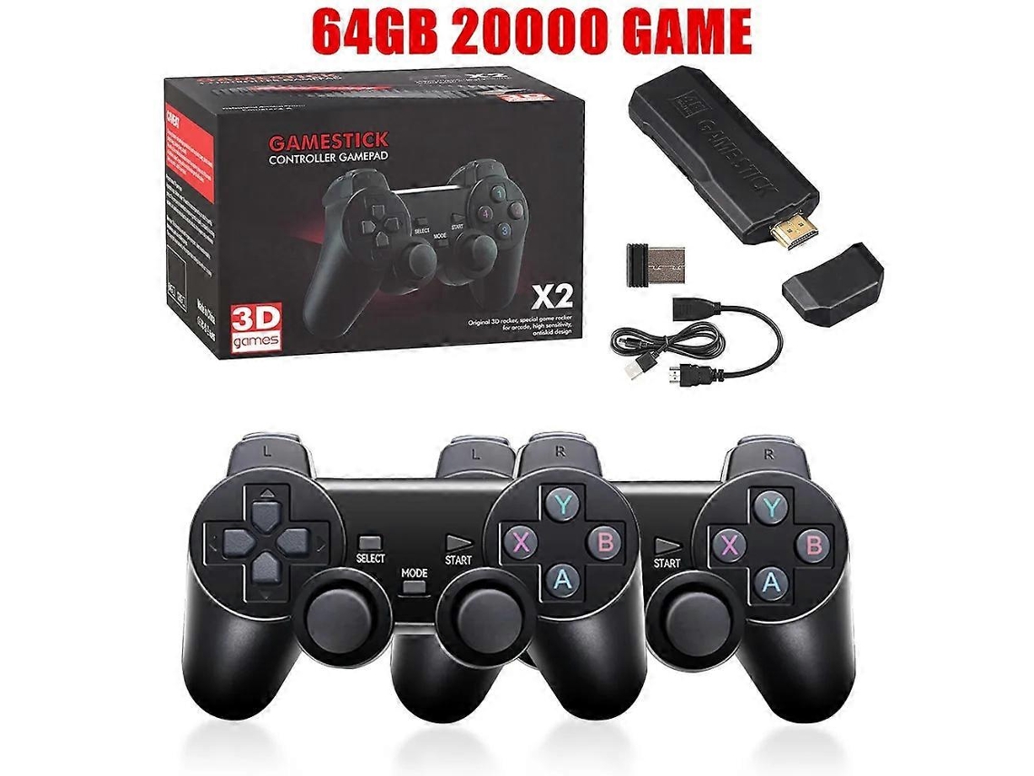 Consola De Videojuegos 4k Gd10, Mando Inalámbrico Doble De 2,4 Ghz, 40.000 Juegos, 128 Gb De Juegos Retro Para Tv, Regalo De Navidad Para Niño