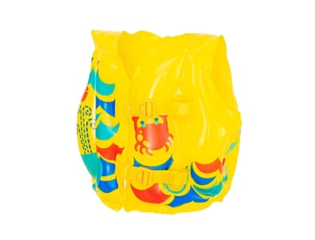 Chaleco Hinchable para Piscina BESTWAY Amarillo Cangrejo 41 x 30 cm 3-6 años (1 unidad)