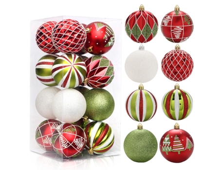 Adorno de Árbol de Navidad TUSERXLN Plástico Blanco