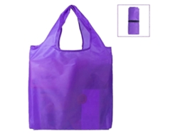 Bolsas de compra reutilizables, plegables, de gran capacidad, multifuncionales y ligeras, de poliéster morado. GOKOCO