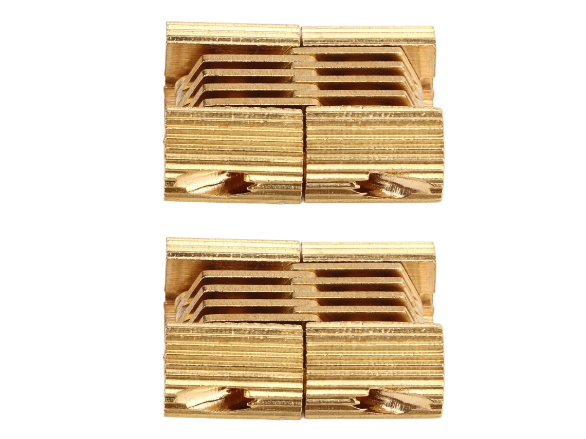 2 Bisagras Ocultas De Cobre De 180 Grados Para Puertas De Armarios Y Cajas De Regalo.