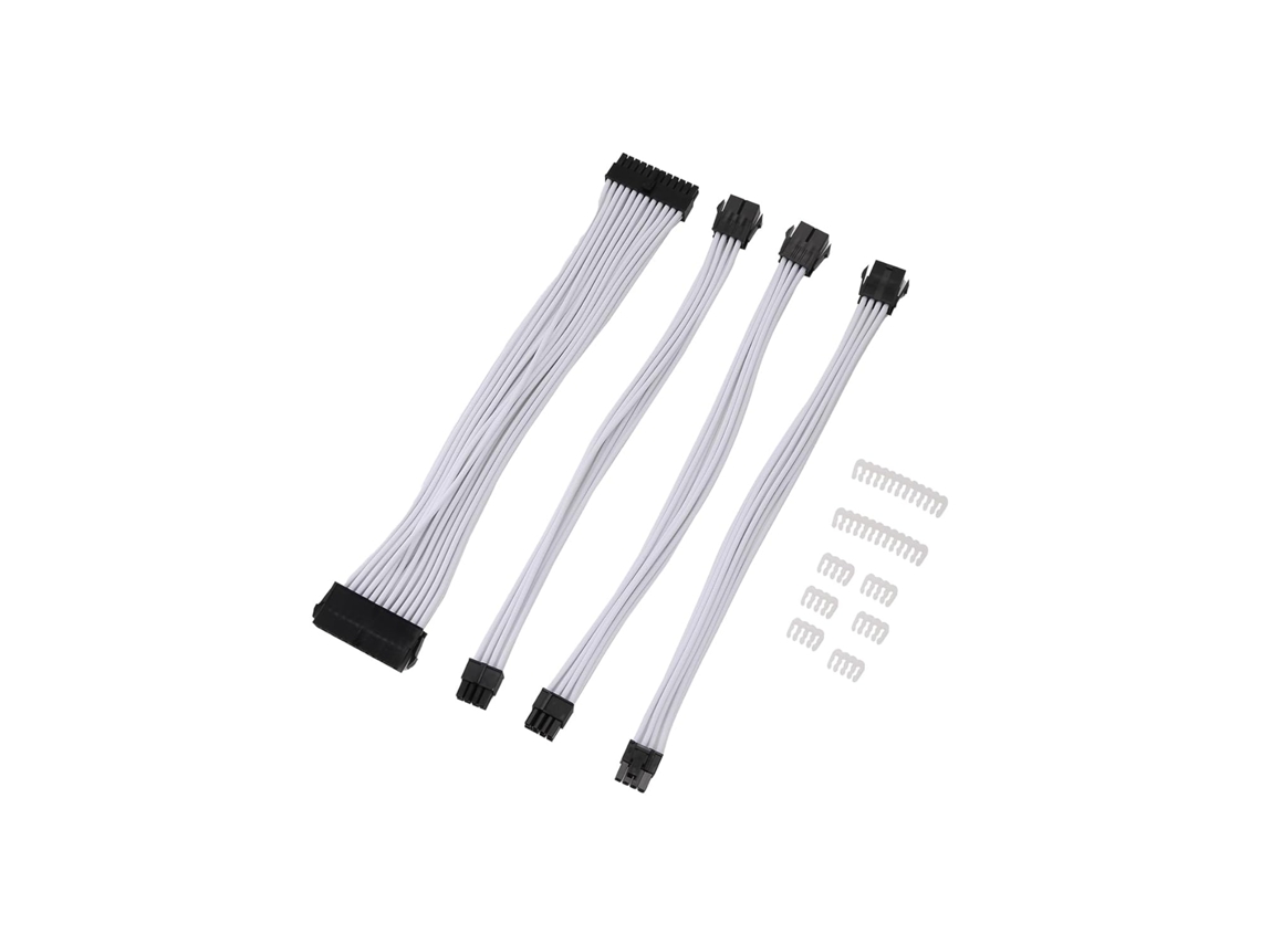 Kit De Expansión Trenzado De 9 Pulgadas, Base Para Caja De Pc, Peine Incluido, Atx 24 Pines Pcie 6+2, Cpu 4+4