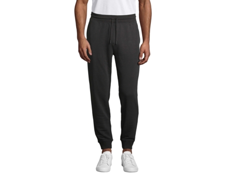 Pantalones Deportivos de Hombre para Fitness SOL'S Chándal Jet Negro (L)