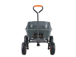 Carrito de jardín Succebuy Poly para residuos de jardín, resistente, 4 pies cúbicos, 600 libras