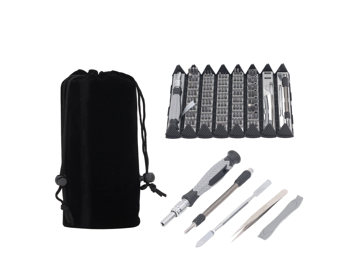 Kit De Destornilladores Magnéticos 126 En 1 Para Reparación De Teléfonos Cámaras Y Relojes Precisión Manual