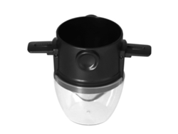 Filtro De Café Portátil De Acero Inoxidable 304 Con Taza De Pp Transparente Para Café Y Té.