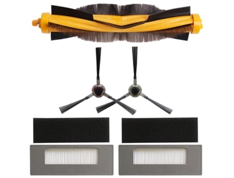 Cepillos laterales, cepillo de rodillo, filtros, barredora, aspiradora para Ecovacs Deebot D900, accesorios para aspiradoras, pieza de Robot aspirador