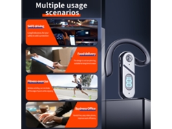 Auriculares Inalámbricos Bluetooth 5.2 Con Gancho Para La Oreja Y Micrófono, Ideales Para La Oficina, Conducir Y Correr.