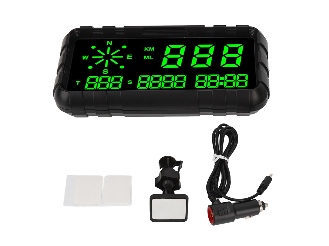 Pantalla Frontal Universal Para Coche Con Pantalla Digital, Velocímetro, Gps, Brújula Y Alarma De Fatiga Para Coches, Camiones Y Suv.