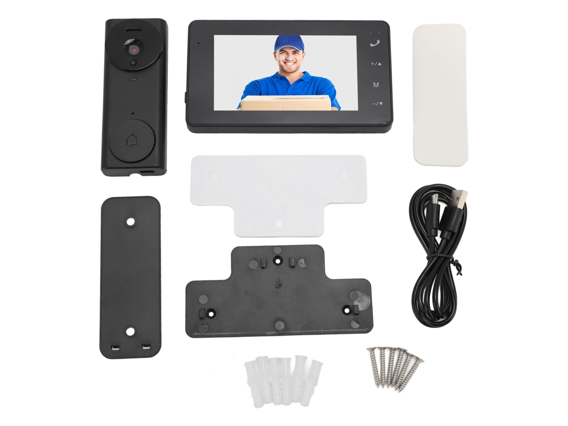 2026-sistema De Intercomunicación Con Video Wifi Y Timbre Visual, Cámara De Timbre De Video Wifi