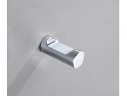 Gancho Individual Para Toallas De Acero Inoxidable En Cromo Pulido, Para Montaje En Pared.