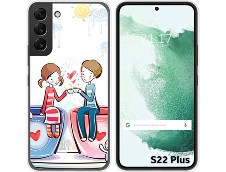 Carcasa Samsung Galaxy S22 Plus 5G TUMUNDOSMARTPHONE Dibujos Café Multicolor