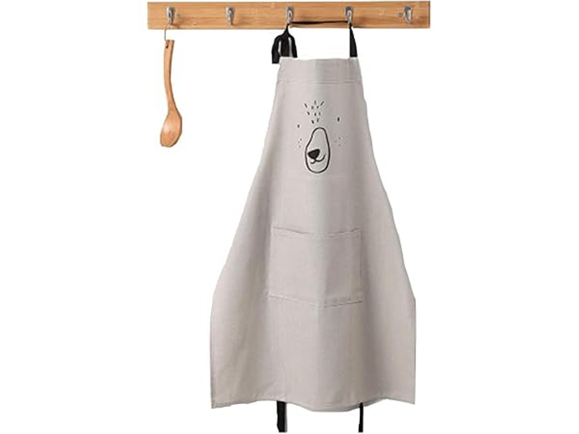 Es Un Delantal De Cocina Infantil Con Un Bonito Estampado De Personajes De Dibujos Animados. Tiene Bolsillos, Es Impermeable Y Está Hecho De