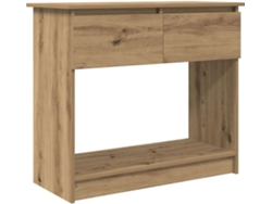 Mesa consola vidaxl madera procesada marrón (85,5x38,5x74,5 cm)