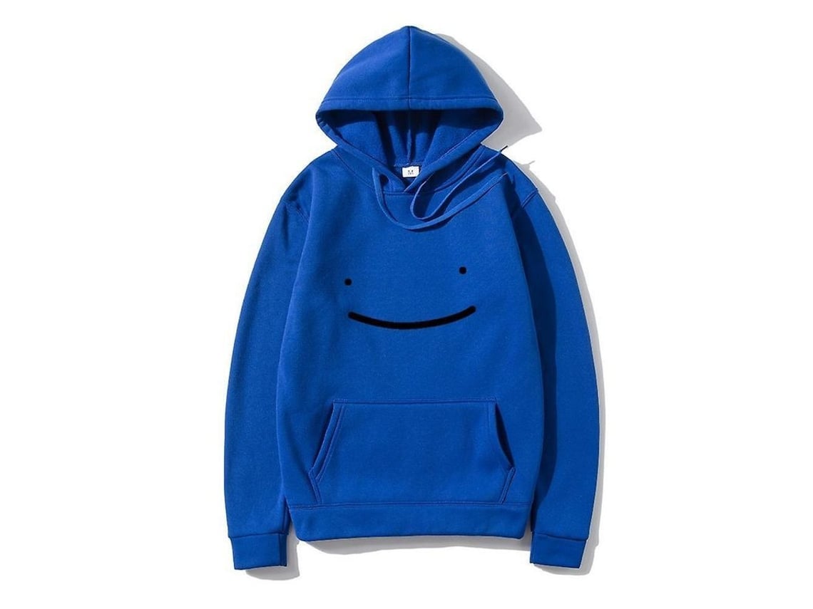 Moletom com capuz 2026 unissex estilo Harajuku Streetwear, moda casual, tamanhos grandes asiáticos (XXG), azul.
