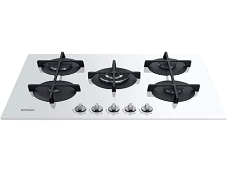 Placa de Gas HOTPOINT ING 72T/WH (73 cm - Inox)
