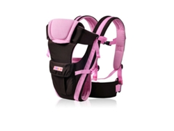 Portabebés ergonómico Digitallab para recién nacidos y niños pequeños (rosa)