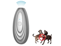 Dispositivo ultrasónico para disuadir los ladridos del perro, control de ladridos, herramienta de entrenamiento canino 2 en 1, entrenador canino recargable GOKOCO