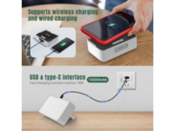 Linterna de camping recargable USB de alta potencia e impermeable