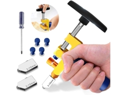 2026-kit De Cortador De Vidrio Premium 3-15mm Con 2 Cabezales Extra, Herramienta Para Vidrio Espejos Y Vidrio Tintado