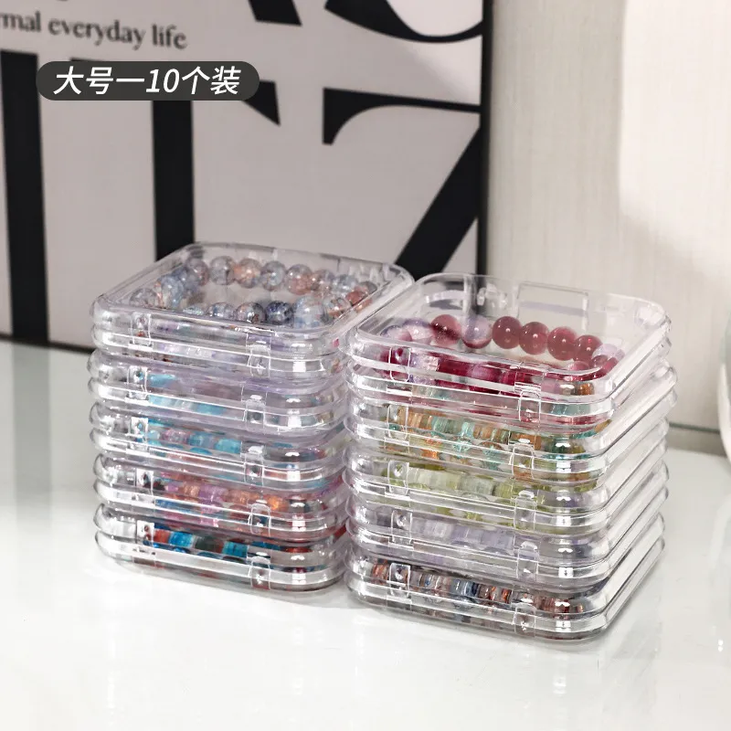 Slowmoose - 10 piezas (transparentes, compactas, para manicura)