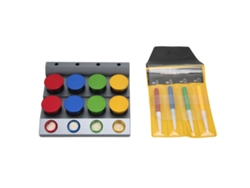 Kit de aceite para relojes con 8 orificios, copa de soporte y accesorio para reparación de aceite.