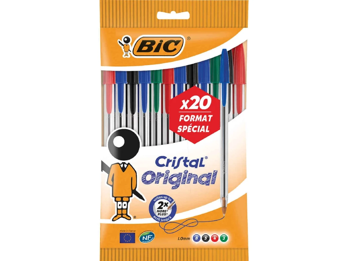 Bolígrafo Cristal Original 4 Colores Bic