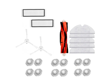 Accesorios para Xiaomi Roborock S50 S51 S55 S5 S6, piezas de aspirador Xiaomi, filtro Hepa, paños de fregona, cepillo principal
