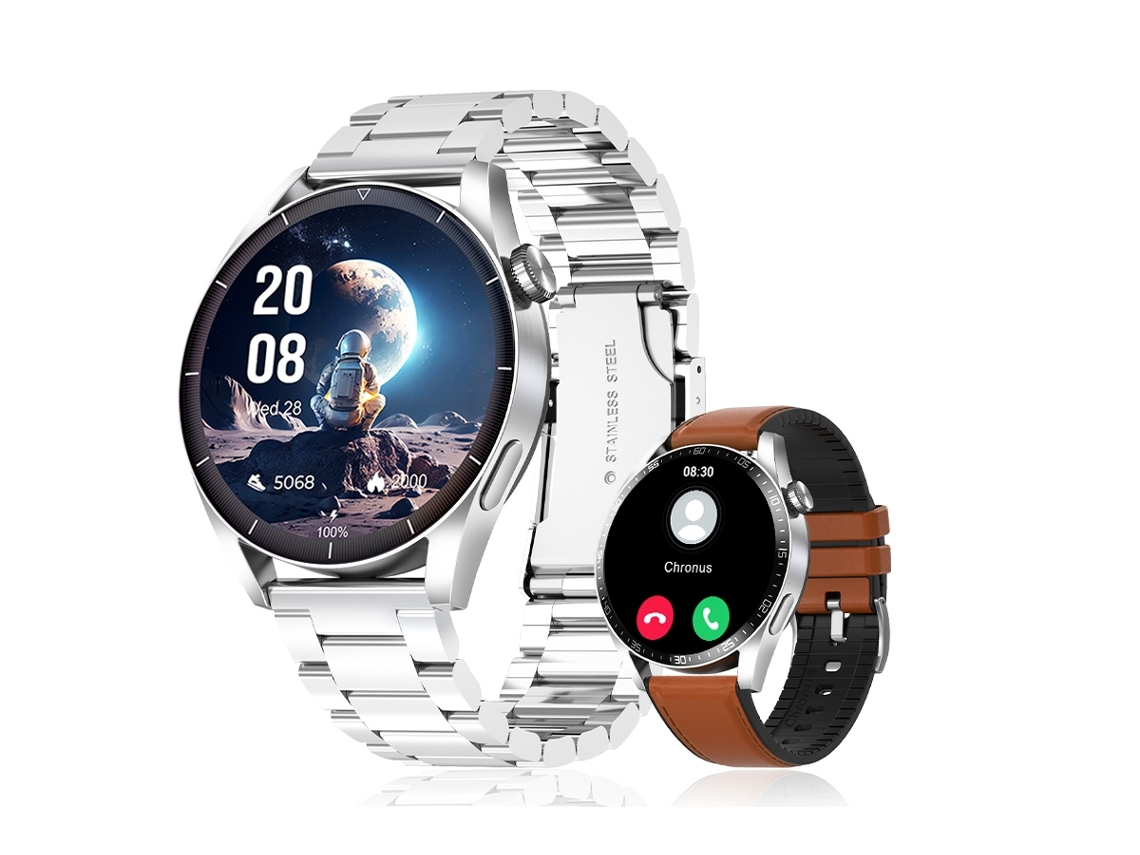 Smartwatch YEMAESRE Fw03 Bluetooth Llamada 1 39 Pulgadas Tft 300Mah Impermeable Hombre Plata