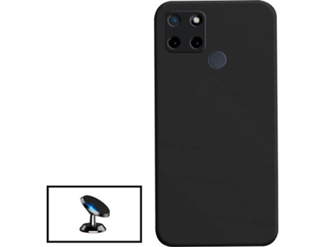 Kit Carcasa + Soporte Realme Narzo 50A GIFT4ME Negro