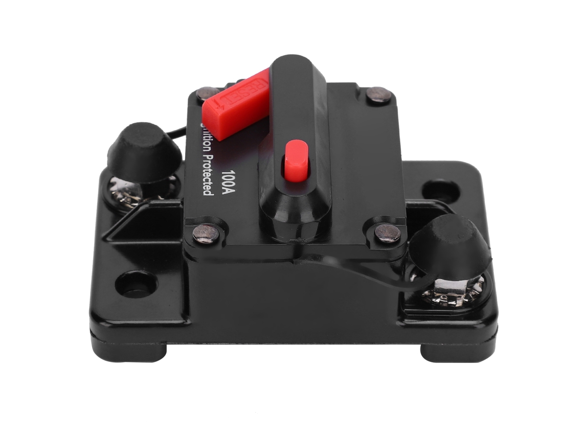 Disyuntor De Rearme Automático Con Portafusibles De Cobre Impermeable Dc12-42v 100a