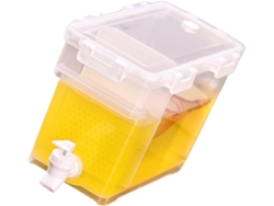 Dispensador De Bebidas Transparente De Gran Capacidad Con Tapa Sellada - Seguro Para El