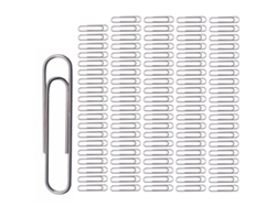 Clips duraderos para necesidades de oficina, mini clips de papel de metal de primera calidad con revestimiento de vinilo que evitan arañazos y enganches.