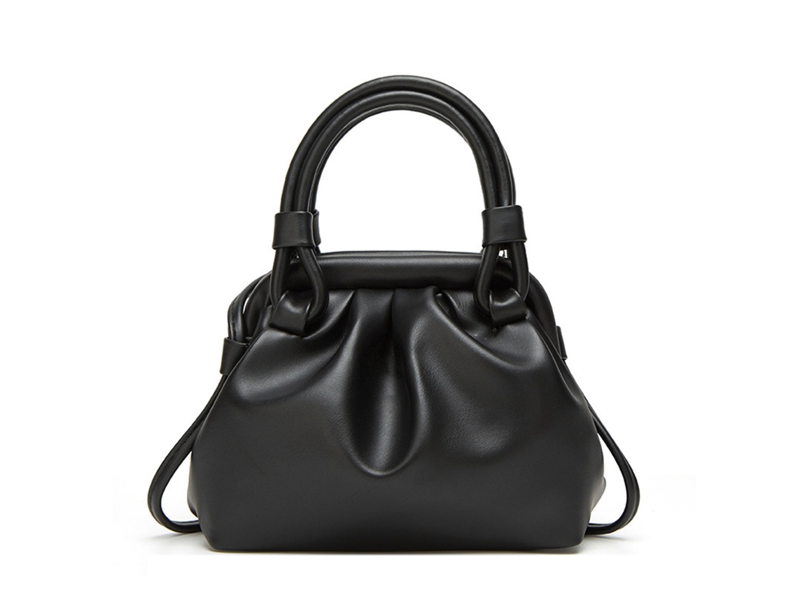 Bolso De Hombro Plisado De Pu De Gran Capacidad Para Mujer, Elegante Y Multifuncional Para Uso Diario.