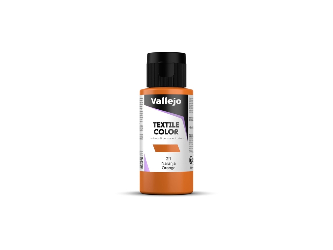 Pintura acrílica para tela Vallejo 60 ml (naranja 21)