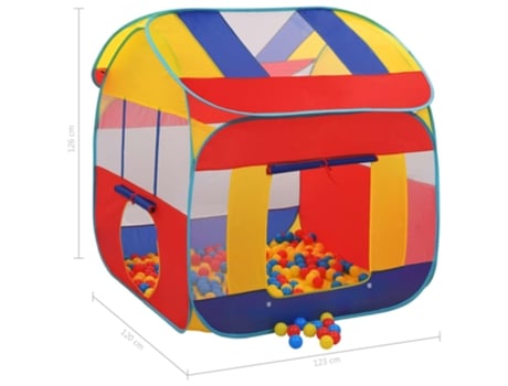 vidaXL Tienda piscina de bolas con 300 bolas XXL