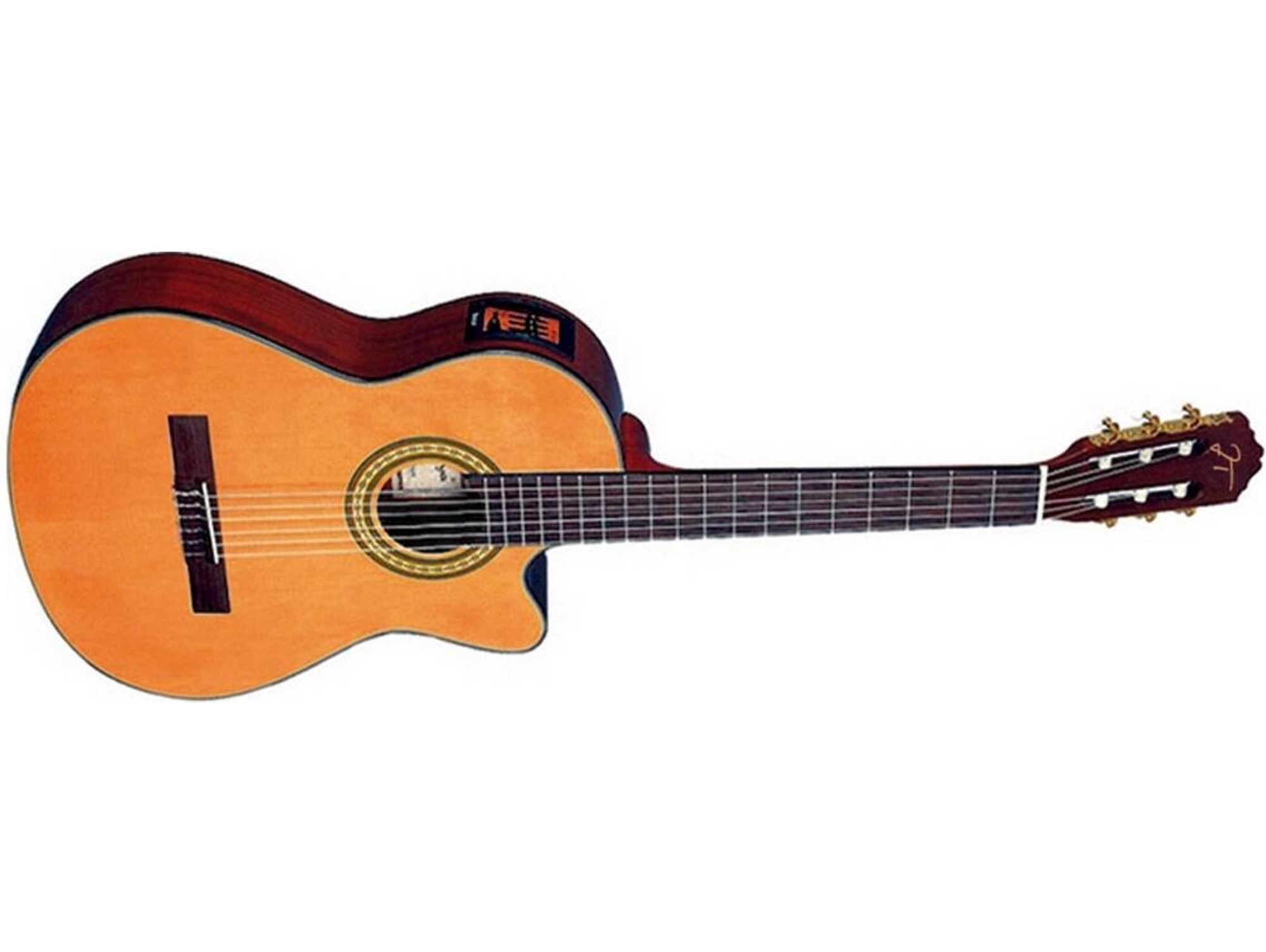 Guitarra Clásica OQAN QGC-20CE (19 Trastes - Cuerpo: Madera de Tília)