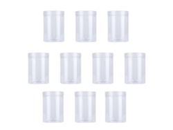 10 Piezas 500ml Tarro De Plástico Transparente Para Alimentos Cocina Sellada Latas Recipientes Para Snacks Galletas Té Aromatizado Webake