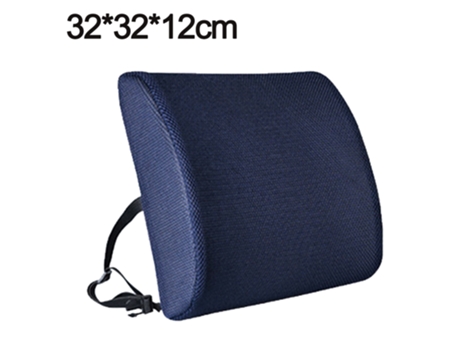 Almohada De Apoyo Lumbar Para Silla De Oficina Y Asiento De Coche, Espuma Viscoelástica Equilibrada ELKUAIE