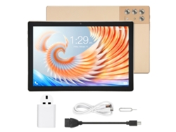 Tableta de 10.1 pulgadas Android 12 5G Wi-Fi FHD Gold compatible con 4G Gold Light