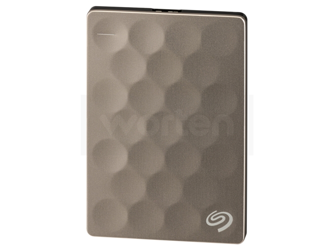 Disco HDD Externo SEAGATE Backup Plus Ultra Slim 1TB (Dorado - 1 TB - USB 3.0)