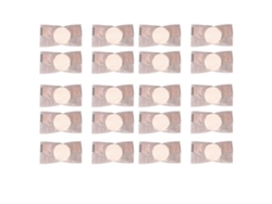 20 mascarillas faciales desechables comprimidas, ultrafinas e hidratantes para el cuidado de la piel.