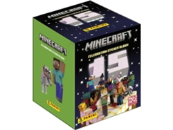 Caja de pegatinas PANINI - Minecraft 3 (15º aniversario) - 36 bolsillos (180 pegatinas)