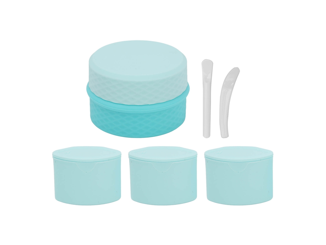 Set De Envases De Silicona Para Maquillaje Y Cremas, Ideal Para Viajes.