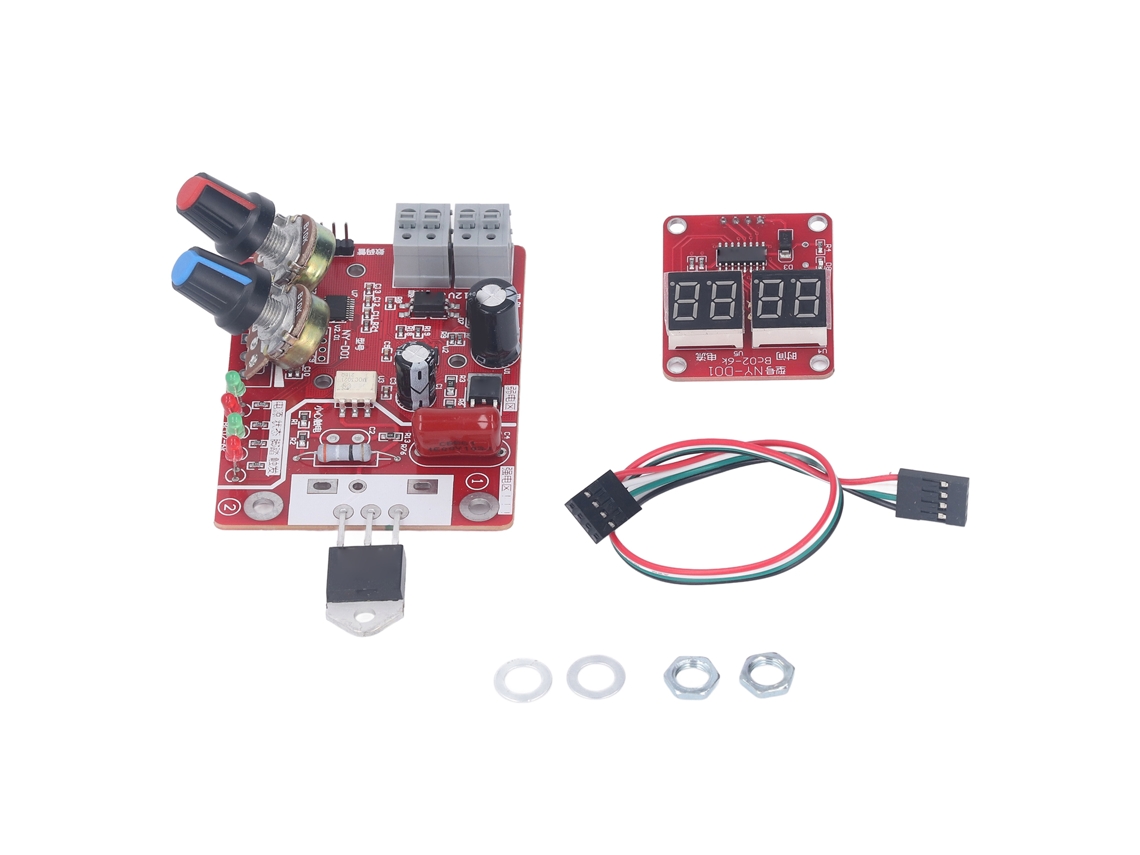 Placa De Controle De Máquina De Solda Por Pontos 40a Ajustável Por Tempo E Corrente Ny D01